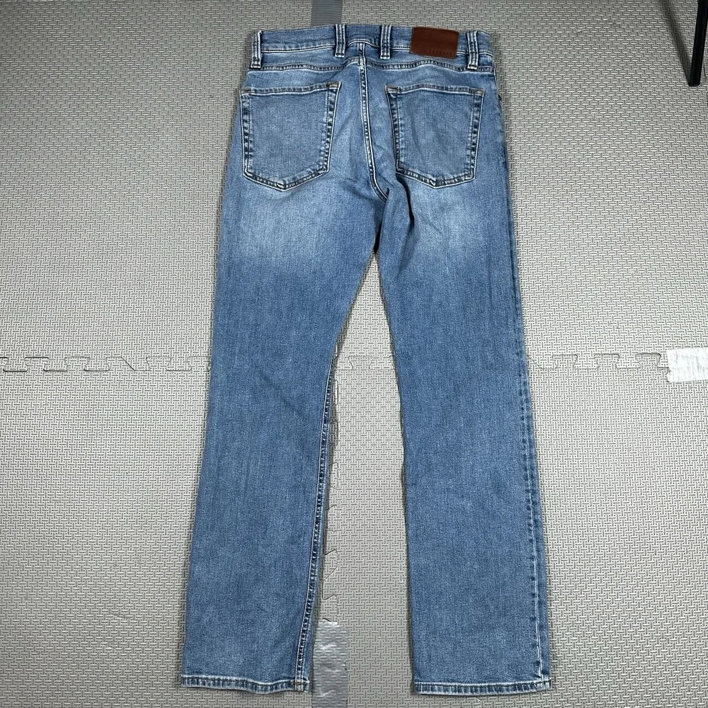 Tecovas Jeans Men's 30x30 Blue Slim Fit Light Wash Denim Stretch Western Cowboy